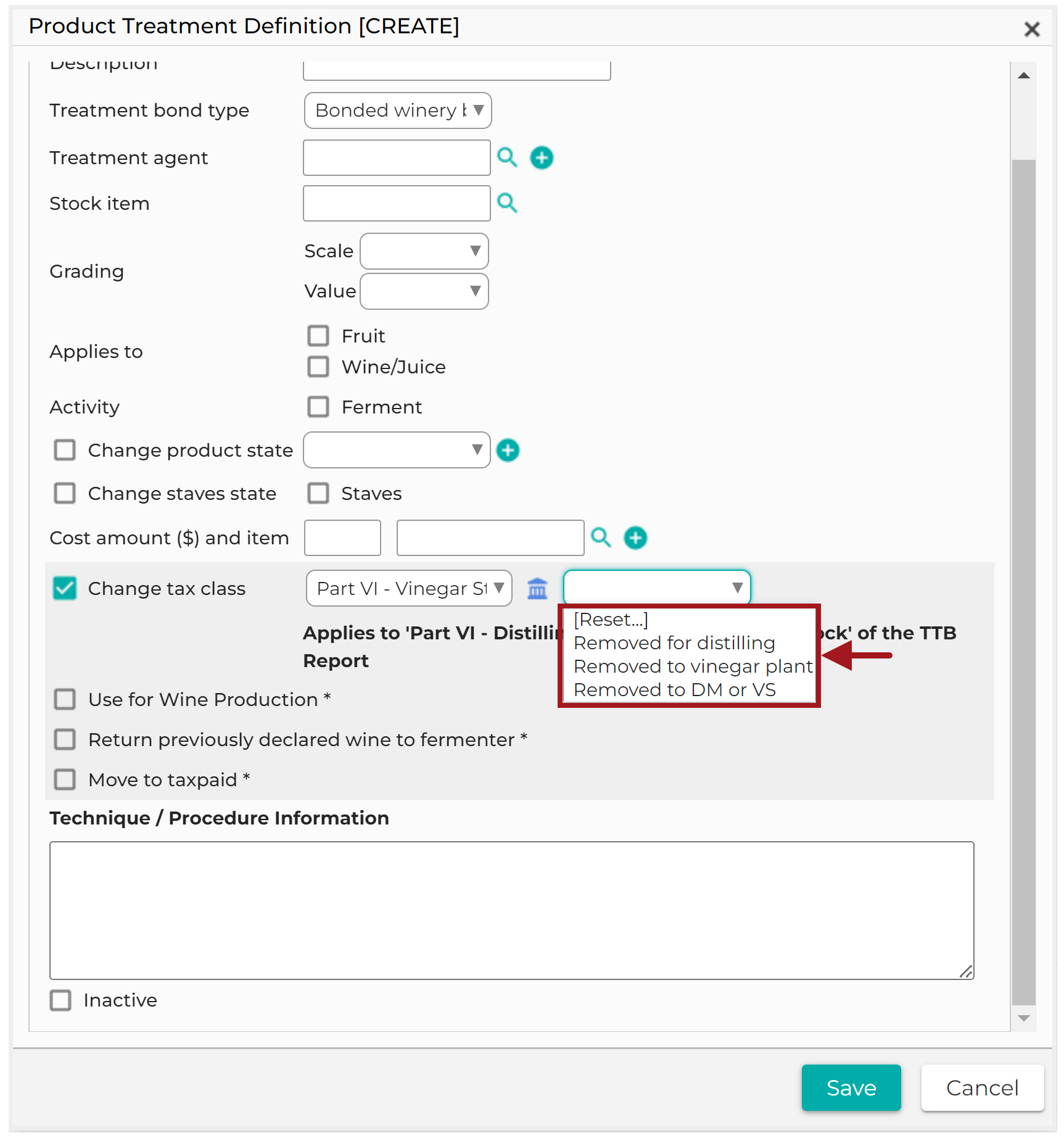 Product Treatment - Change Tax Class - Part VI Reason 20230713.png