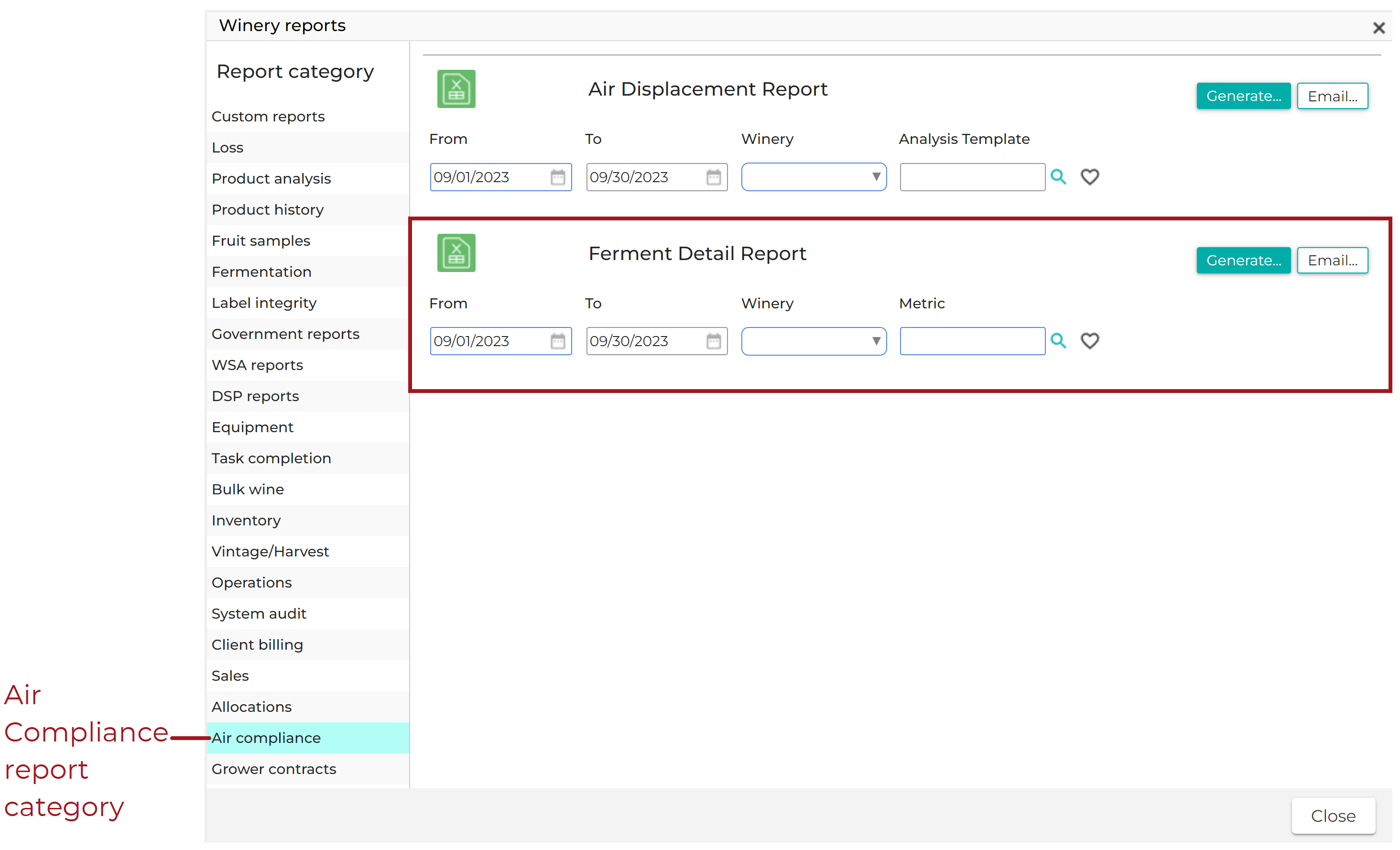 Air Compliance - Ferment Detail Report 20231023.png