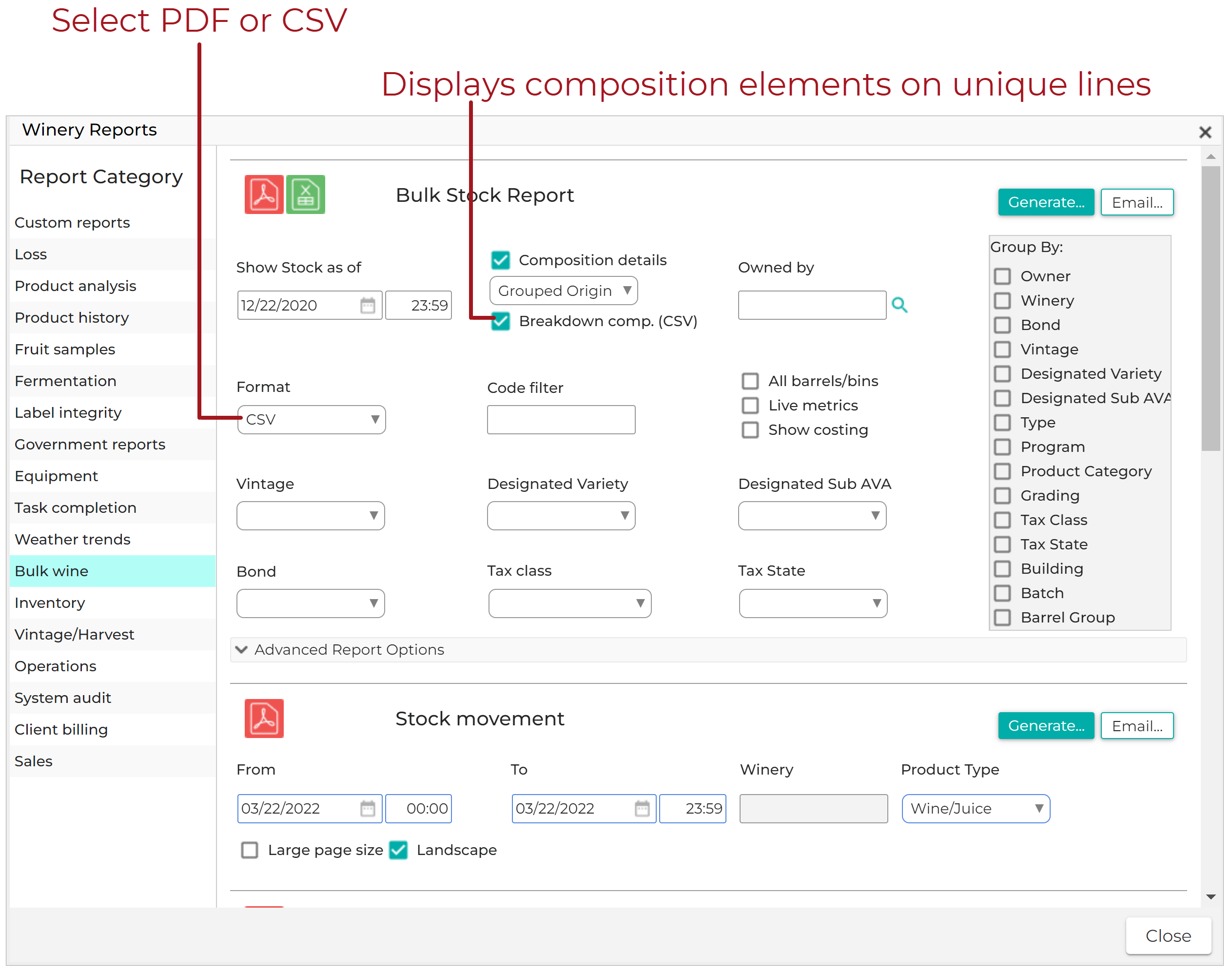 Bulk_Stock_Report_-_Output_Options_and_Breakdown_Comp_Checkbox_20220322.png
